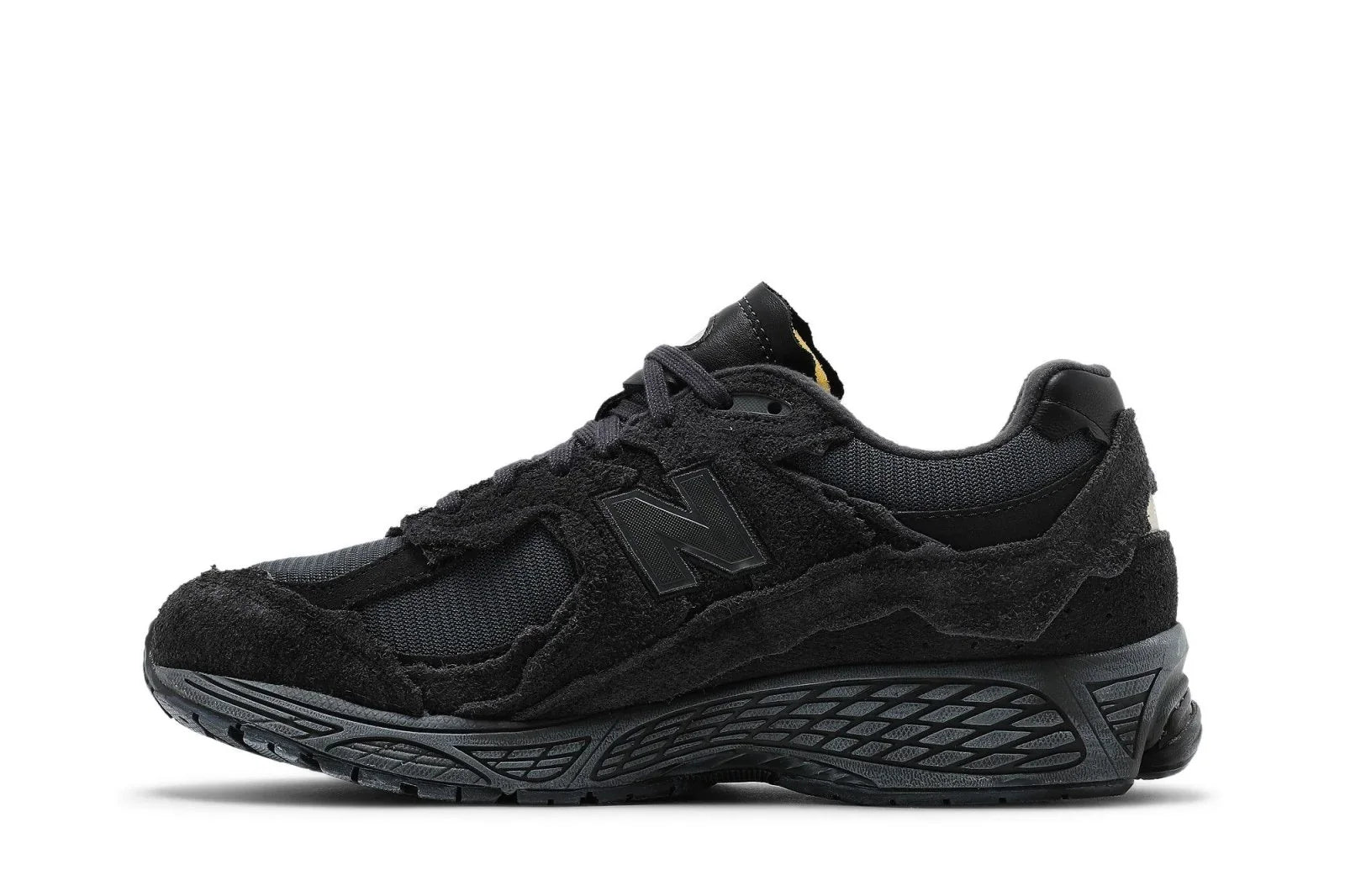 New Balance 2002R Protection Pack Phantom Cinza Camurça Mesh Preto - 44SHOES