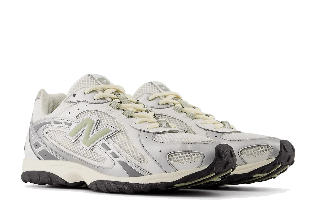 New Balance 204L Silver Metallic Sage Green Prateado - 44SHOES