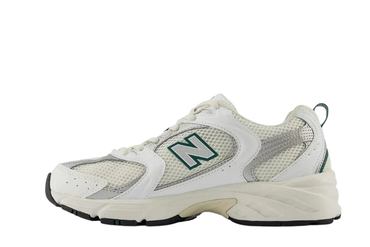 New Balance 530 Sea Salt White Marsh Green Branco - 44SHOES