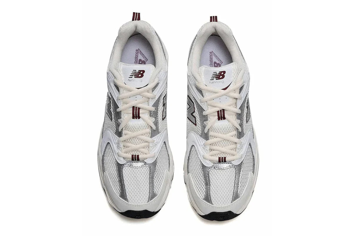 New Balance 530 Sea Salt White Mercury Red Branco - 44SHOES