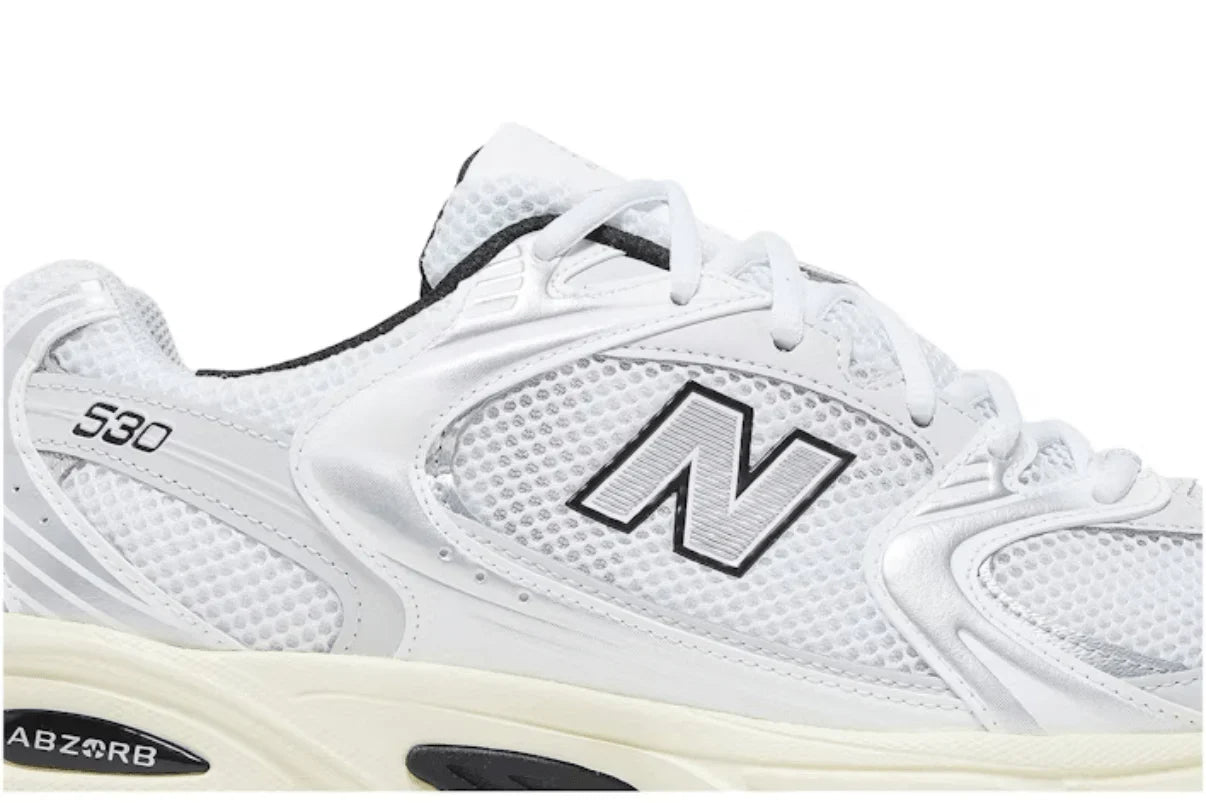 New Balance 530 Silver Cream Prateado - 44SHOES