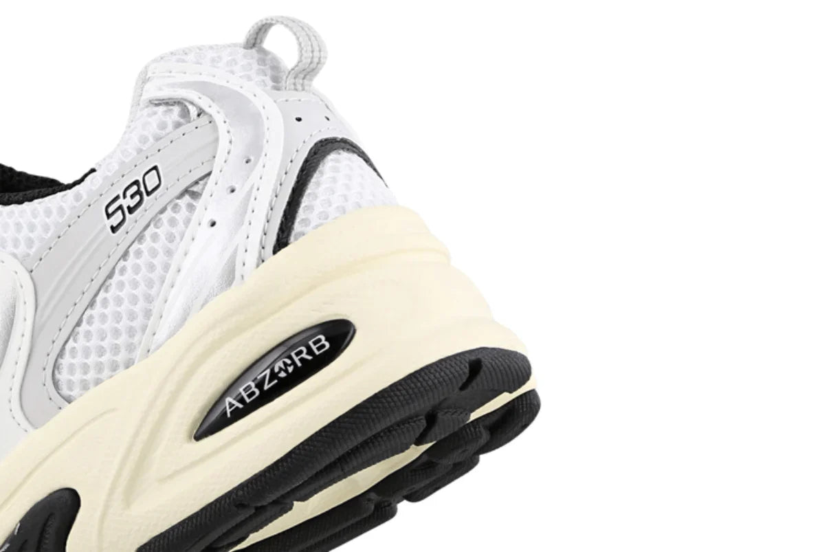 New Balance 530 Silver Cream Prateado - 44SHOES