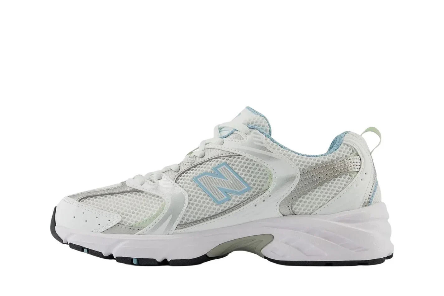 New Balance 530 White Chrome Blue Branco - 44SHOES