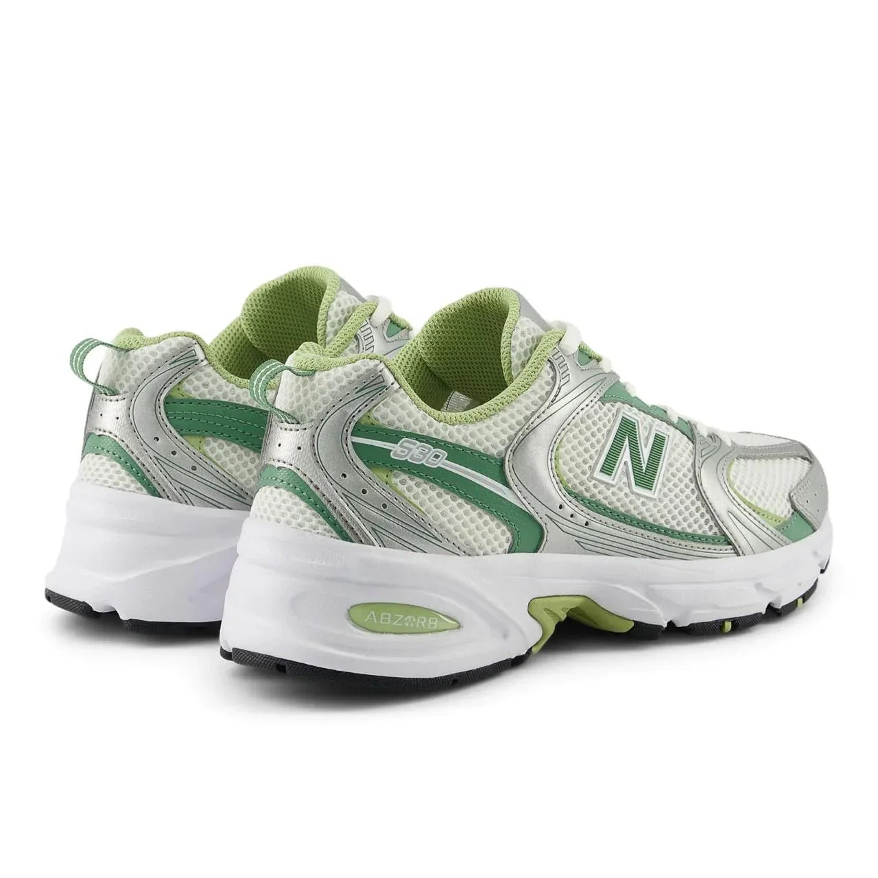 New Balance 530 White Green Matcha Verde - 44SHOES