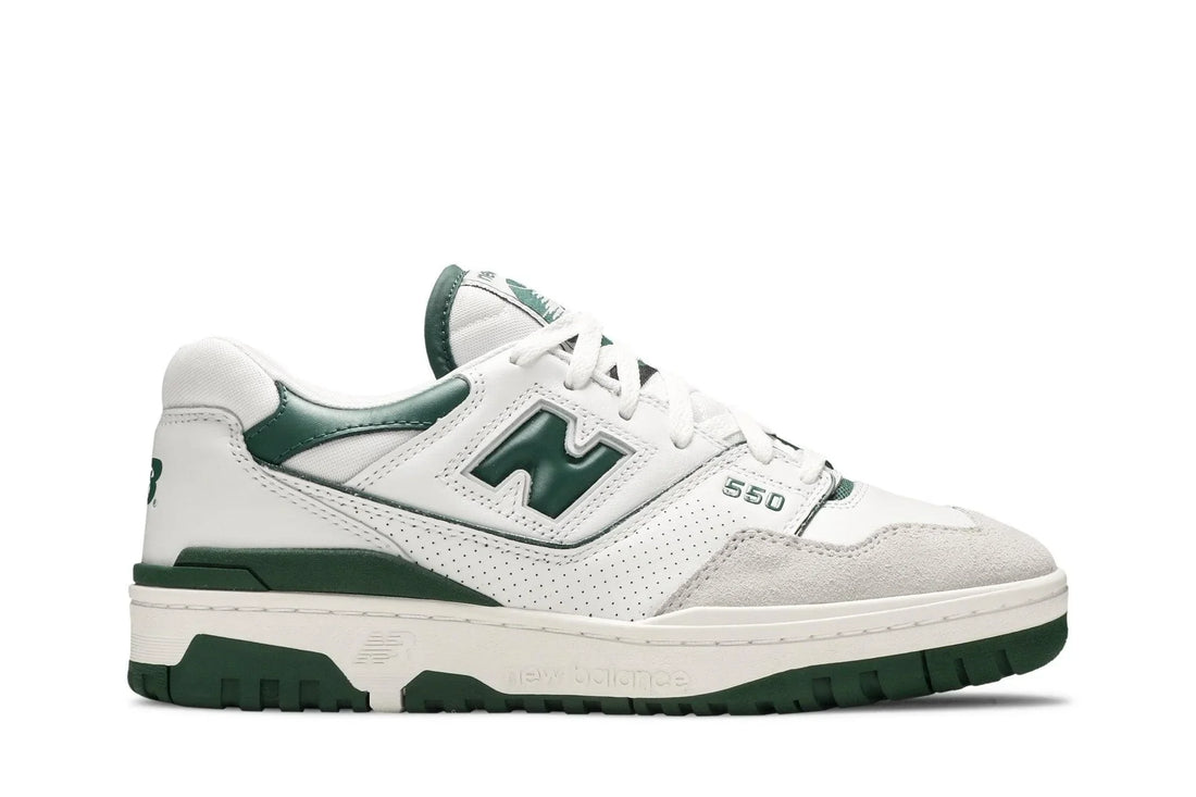 New Balance 550 White Pine Green Branco/Verde - 44SHOES