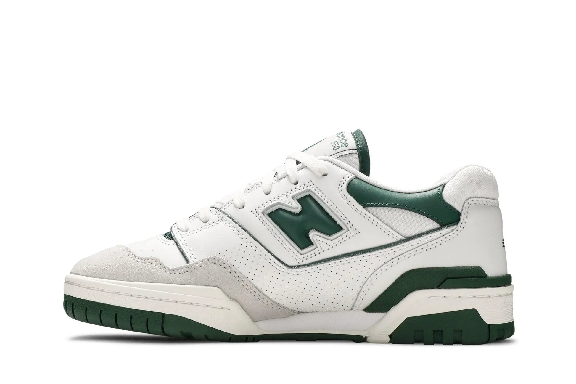 New Balance 550 White Pine Green Branco/Verde - 44SHOES