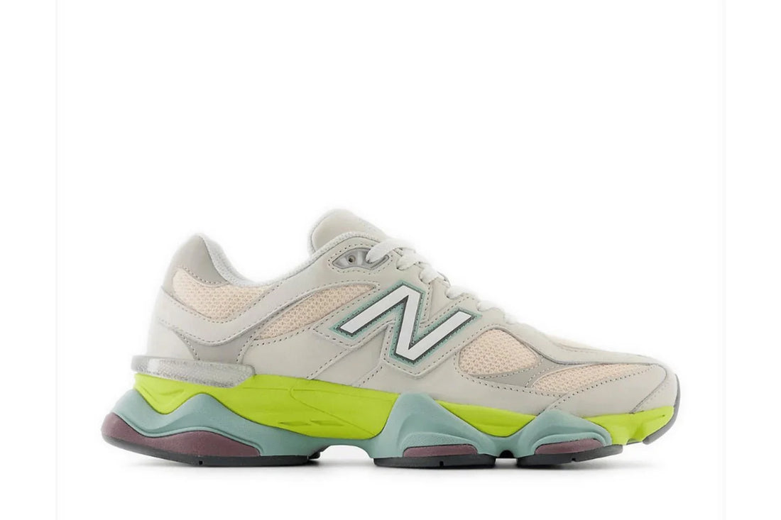 New Balance 9060 Moonbeam Vintage Rose Lime Colorido - 44SHOES