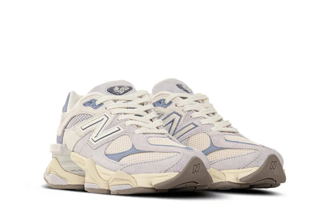 New Balance 9060 Pearl Grey Linen Azul - 44SHOES