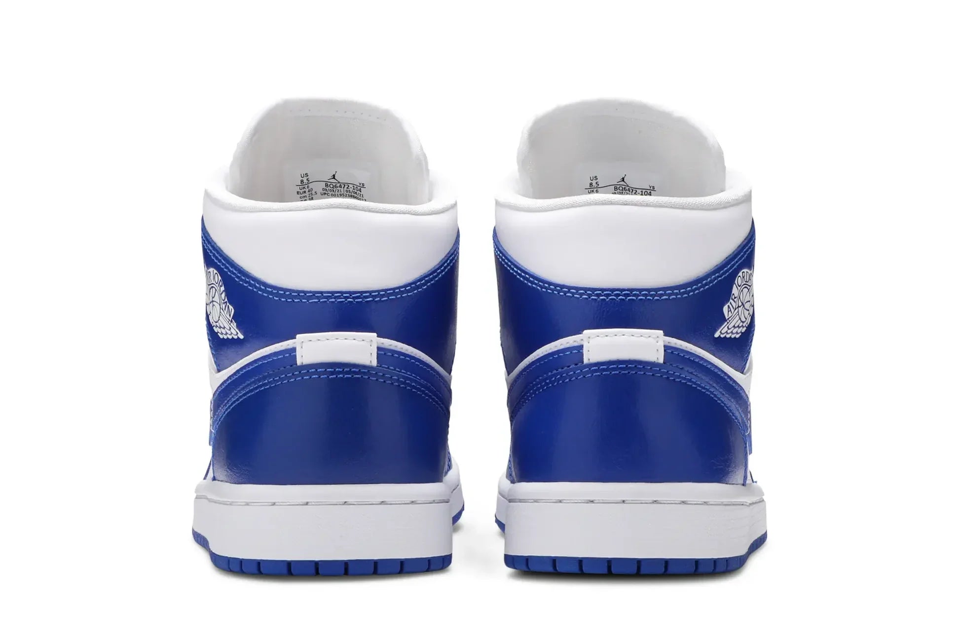 Nike Air Jordan 1 Mid Kentucky Blue Azul - 44SHOES