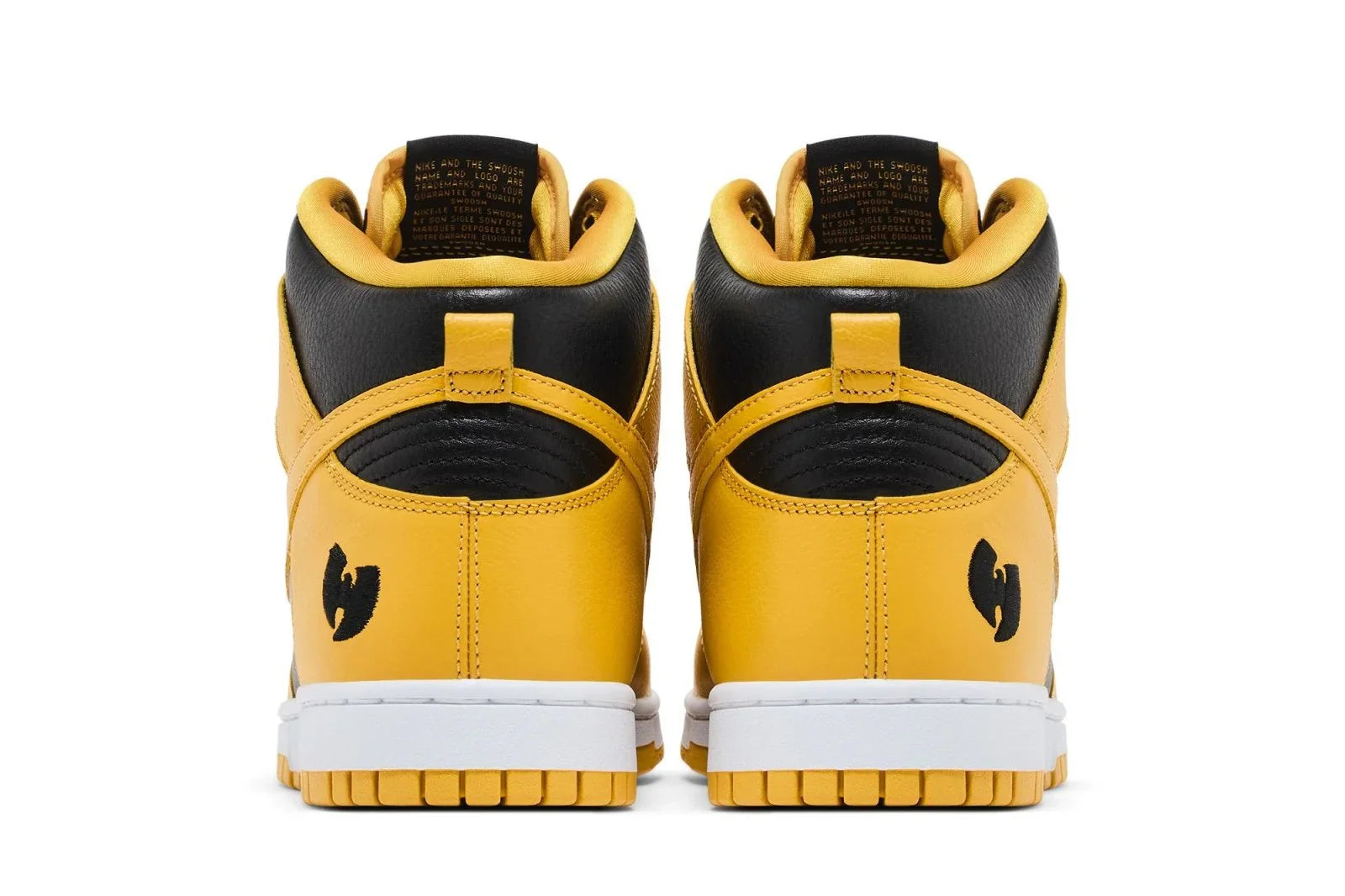 Nike Dunk High x Wu Tang Clan Black and Pollen Amarelo - 44SHOES