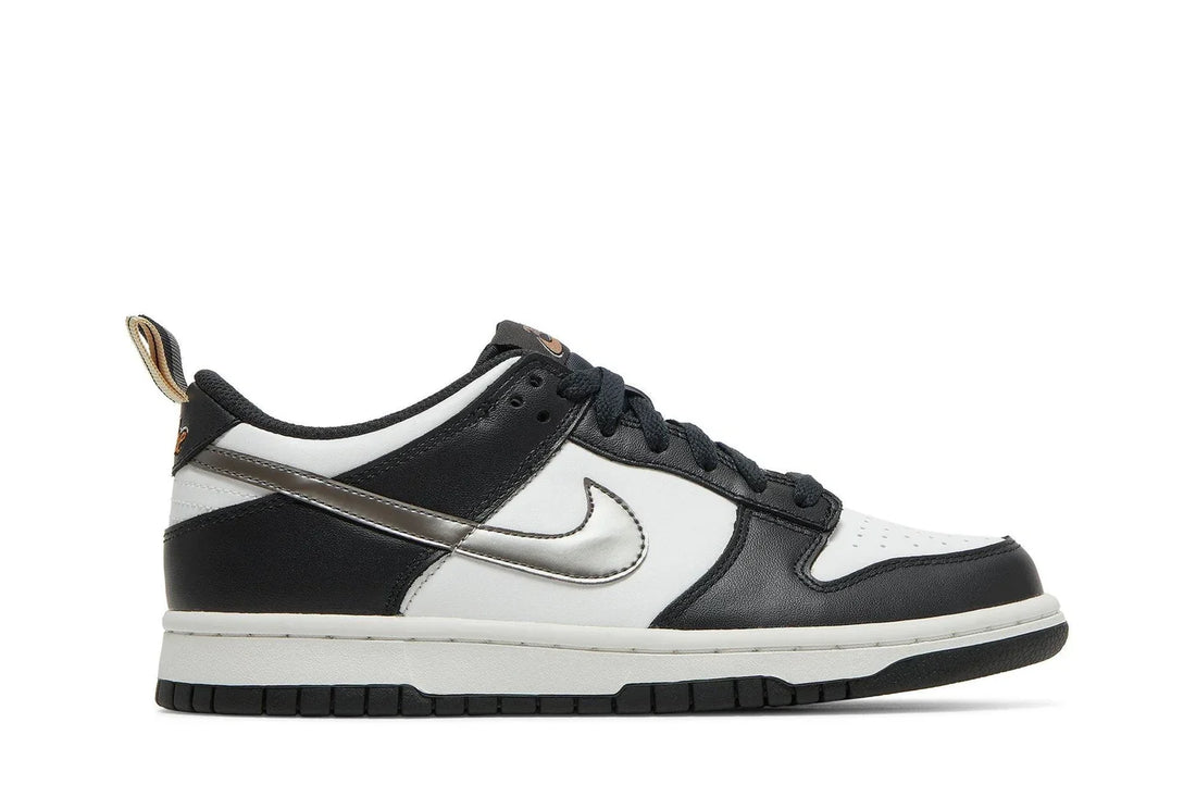 Nike Dunk Low GS Black/White Metallic Preto - 44SHOES