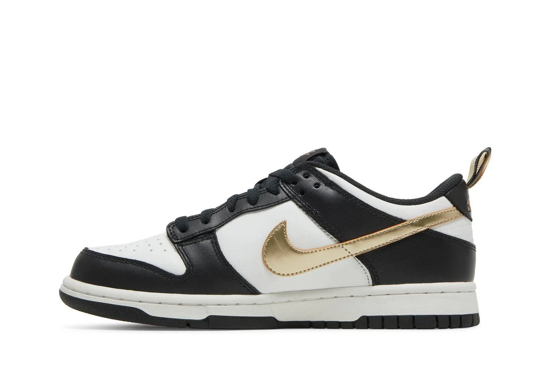 Nike Dunk Low GS Black/White Metallic Preto - 44SHOES