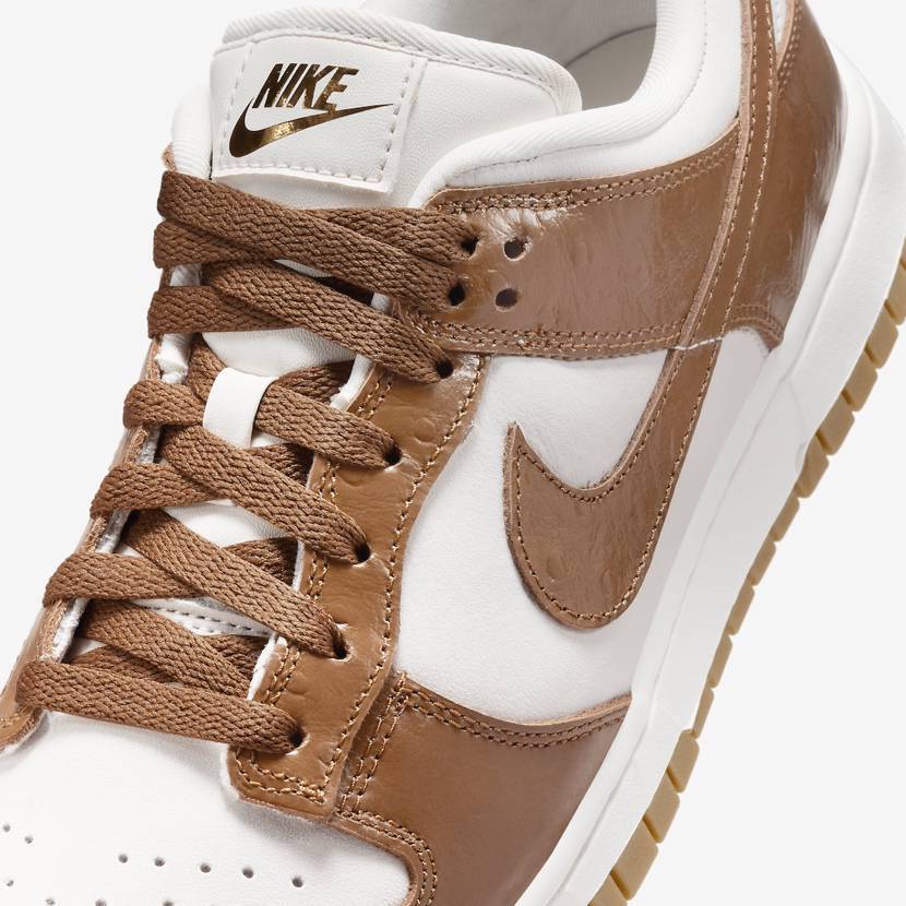 Nike Dunk Low Lx Brown Ostrich Marrom - 44SHOES