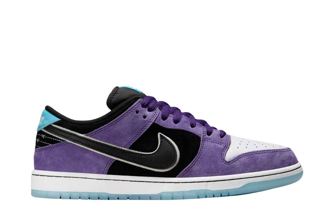 Nike SB Dunk Low Pro x Hayley Wilson Black and Court Purple Roxo - 44SHOES