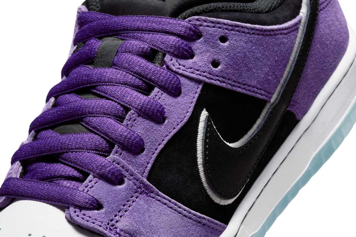 Nike SB Dunk Low Pro x Hayley Wilson Black and Court Purple Roxo - 44SHOES