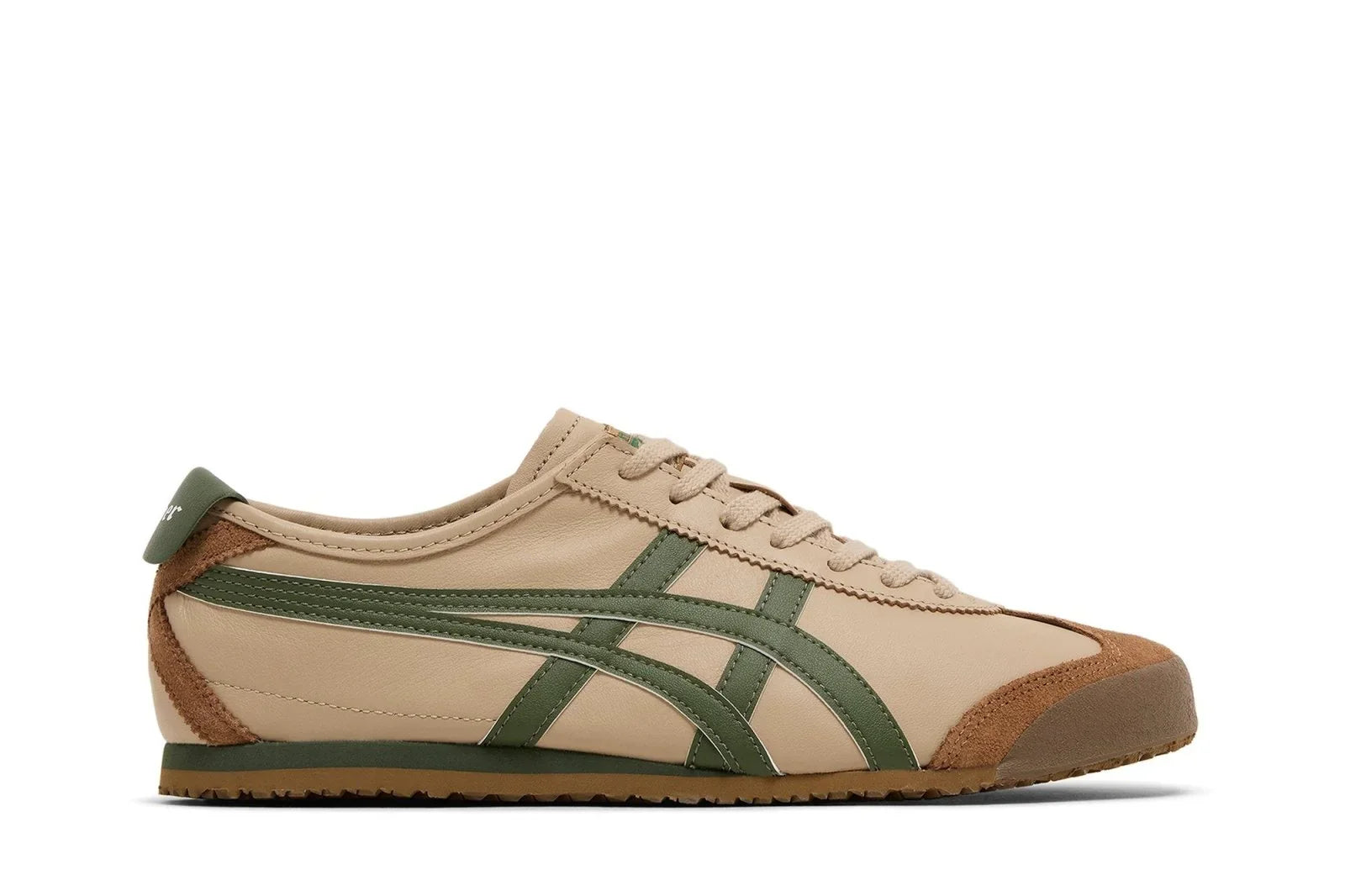 Onitsuka Tiger Mexico 66 Beige Grass Green Marrom - 44SHOES