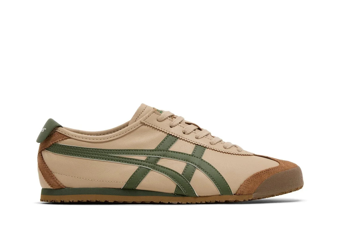 Onitsuka Tiger Mexico 66 Beige Grass Green Marrom - 44SHOES
