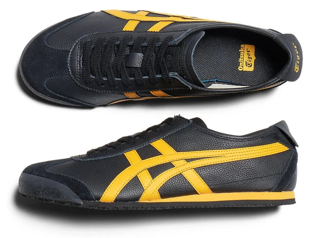 Onitsuka Tiger Mexico 66 Black Yellow Preto - 44SHOES