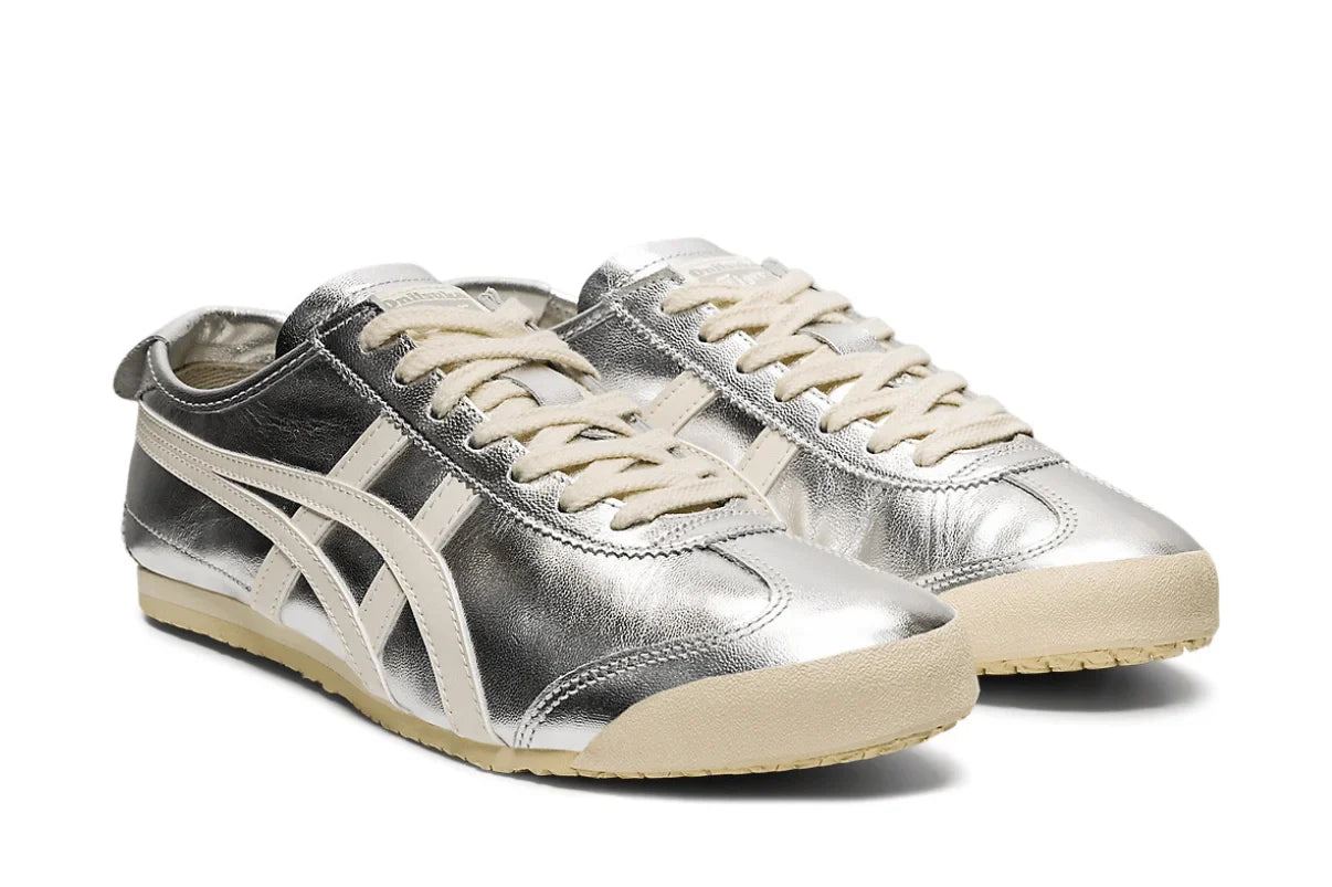 Onitsuka Tiger Mexico 66 Chrome Silver Prata - 44SHOES