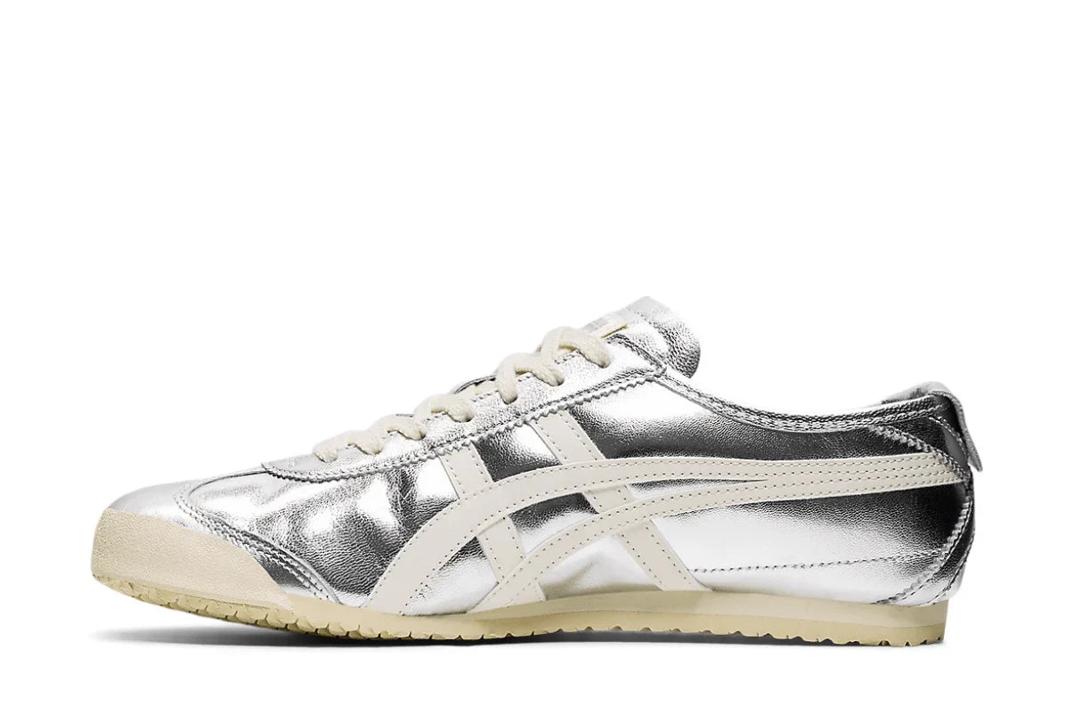 Onitsuka Tiger Mexico 66 Chrome Silver Prata - 44SHOES
