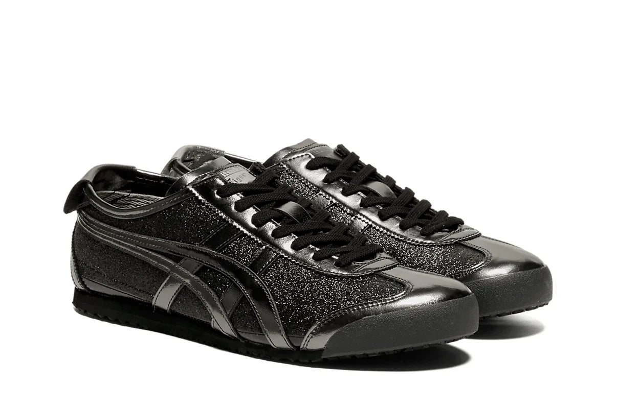Onitsuka Tiger Mexico 66 Glitter Pack Black Gunmetal Preto - 44SHOES