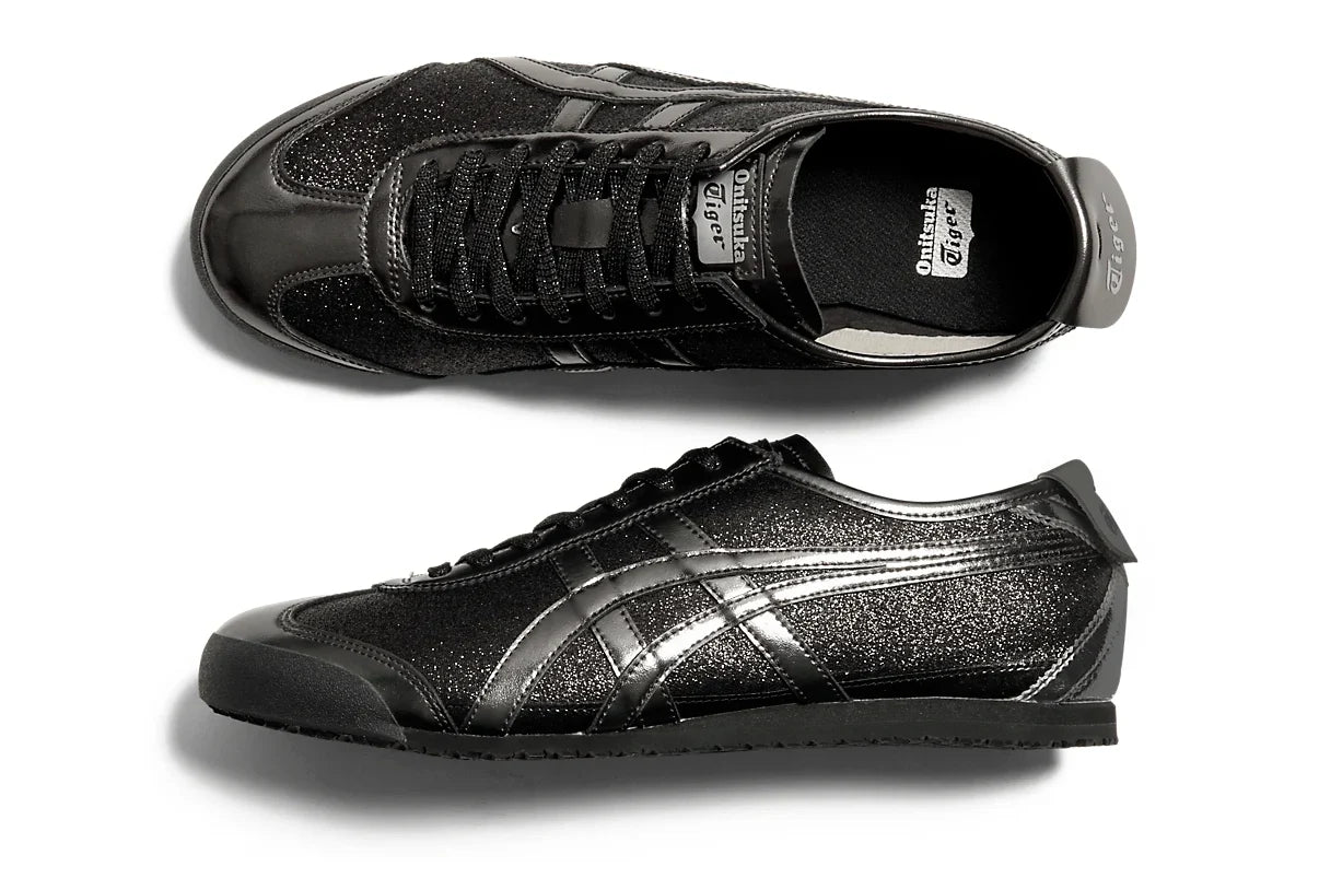 Onitsuka Tiger Mexico 66 Glitter Pack Black Gunmetal Preto - 44SHOES