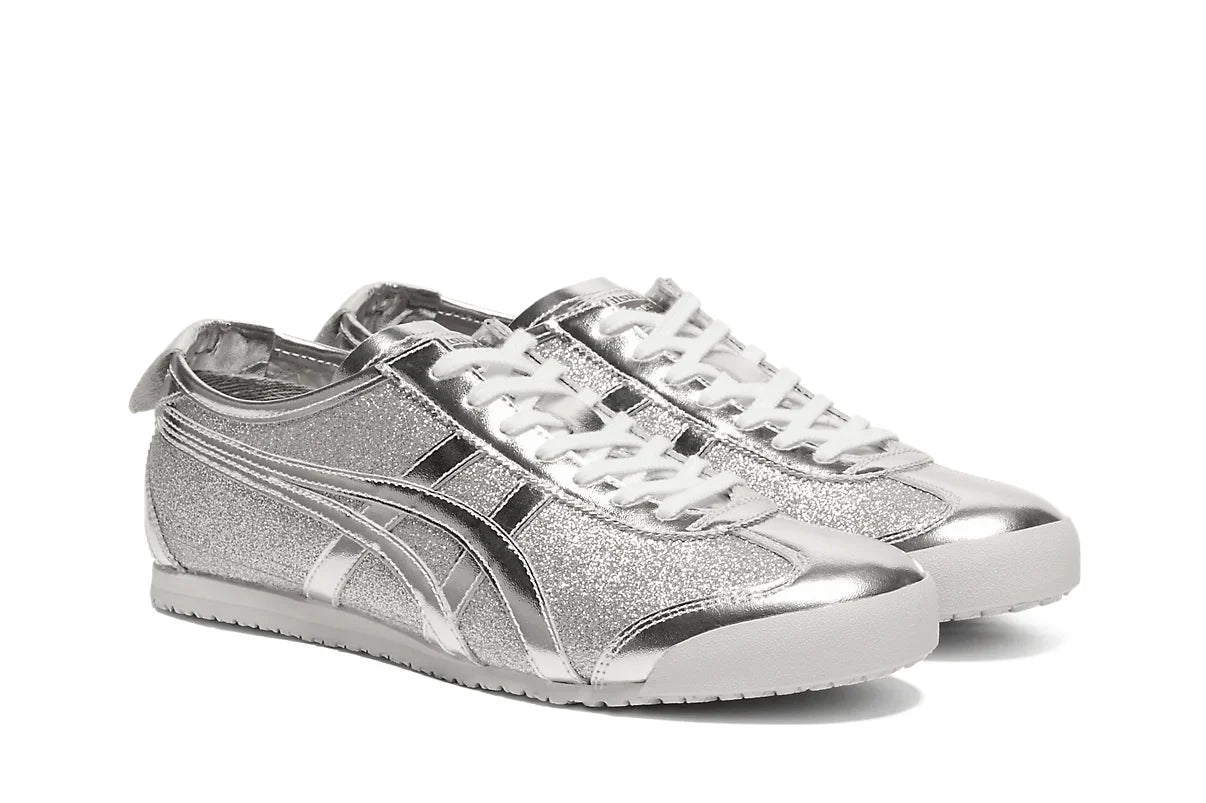 Onitsuka Tiger Mexico 66 Glitter Pack Pure Silver Prateado - 44SHOES