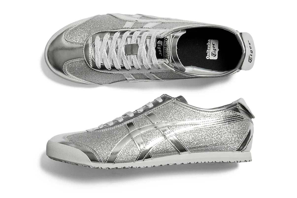 Onitsuka Tiger Mexico 66 Glitter Pack Pure Silver Prateado - 44SHOES