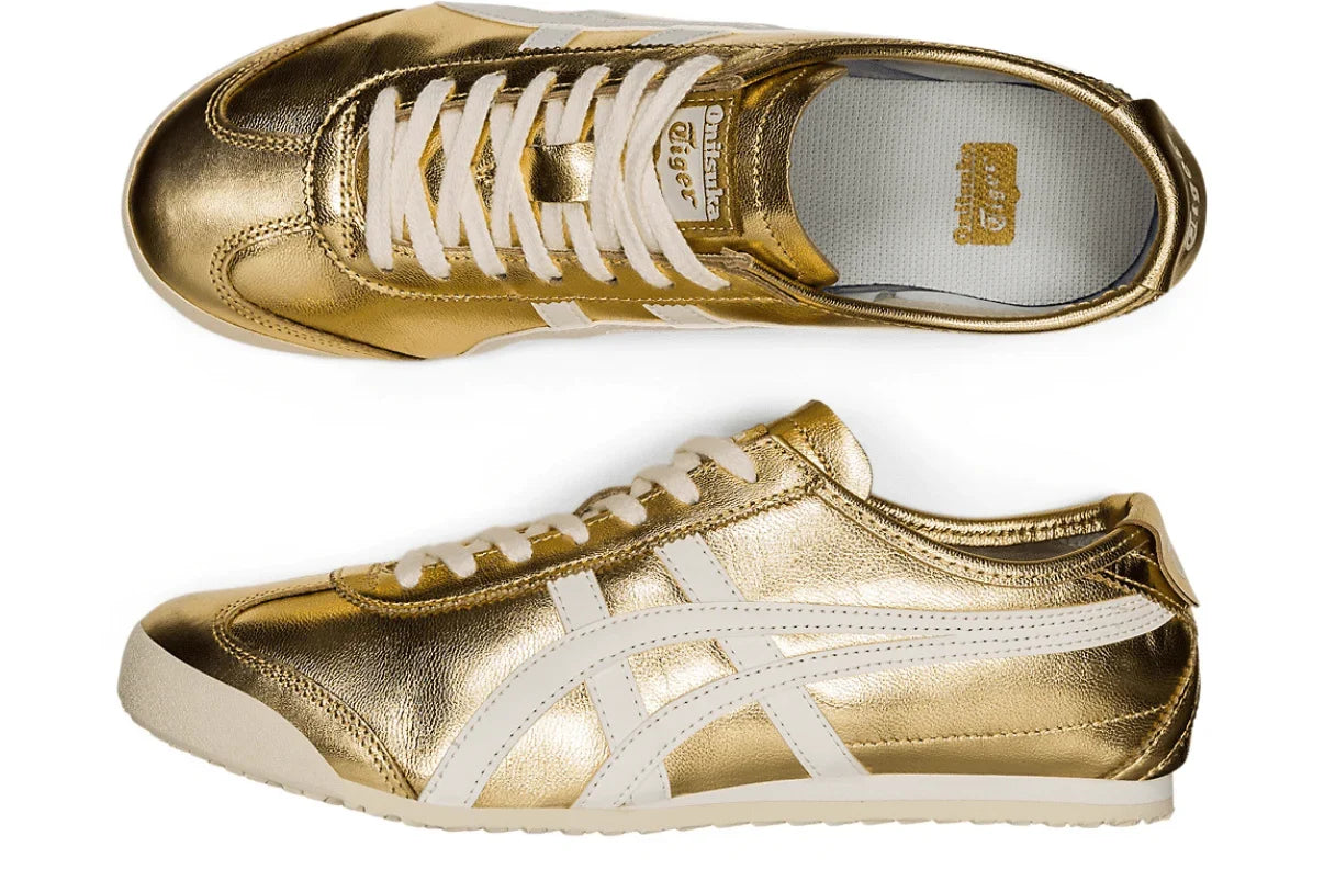 Onitsuka Tiger Mexico 66 Gold White Dourado - 44SHOES