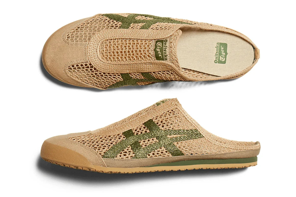 Onitsuka Tiger Mexico 66 Sabot Beige Green Bege - 44SHOES