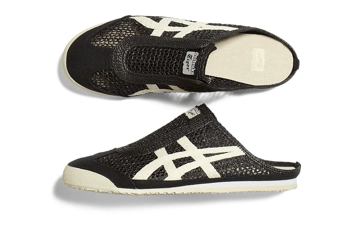 Onitsuka Tiger Mexico 66 Sabot Black Cream Preto - 44SHOES