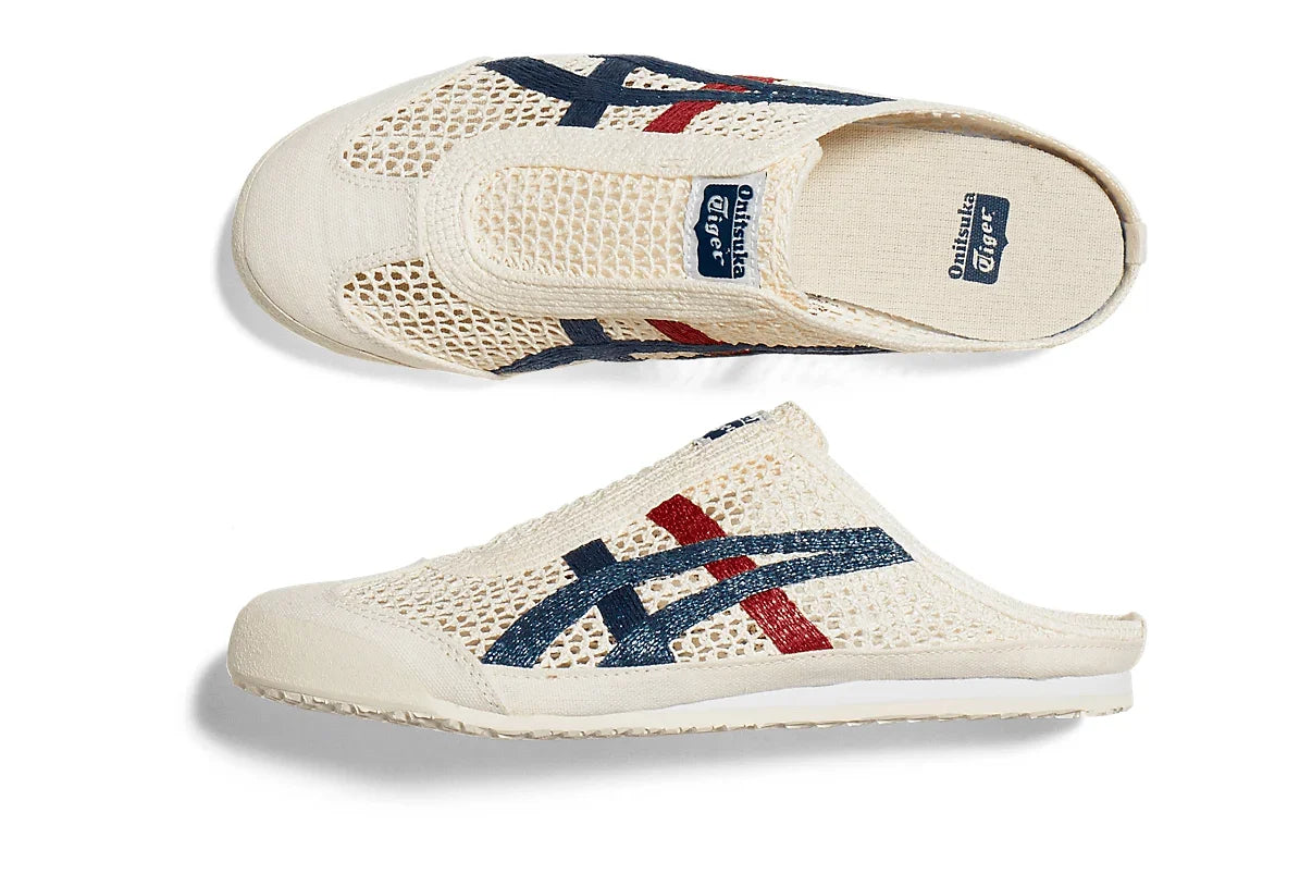 Onitsuka Tiger Mexico 66 Sabot Cream Mako Blue Bege - 44SHOES