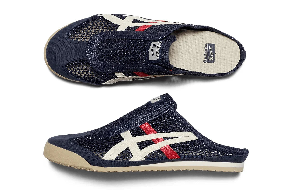 Onitsuka Tiger Mexico 66 Sabot Iron Navy Cream Azul - 44SHOES