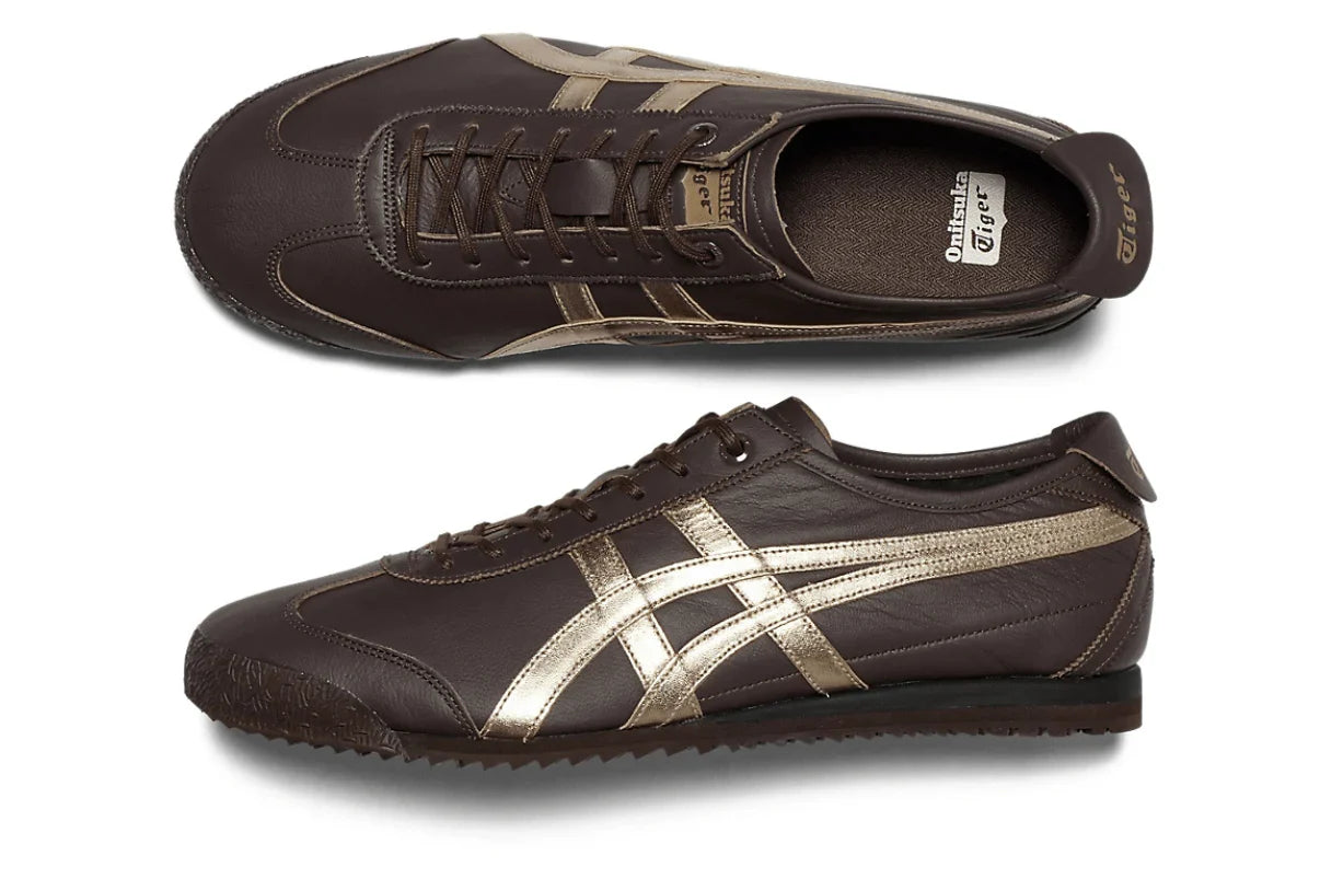 Onitsuka Tiger Mexico 66 SD Licorice Brown Champagne Marrom - 44SHOES