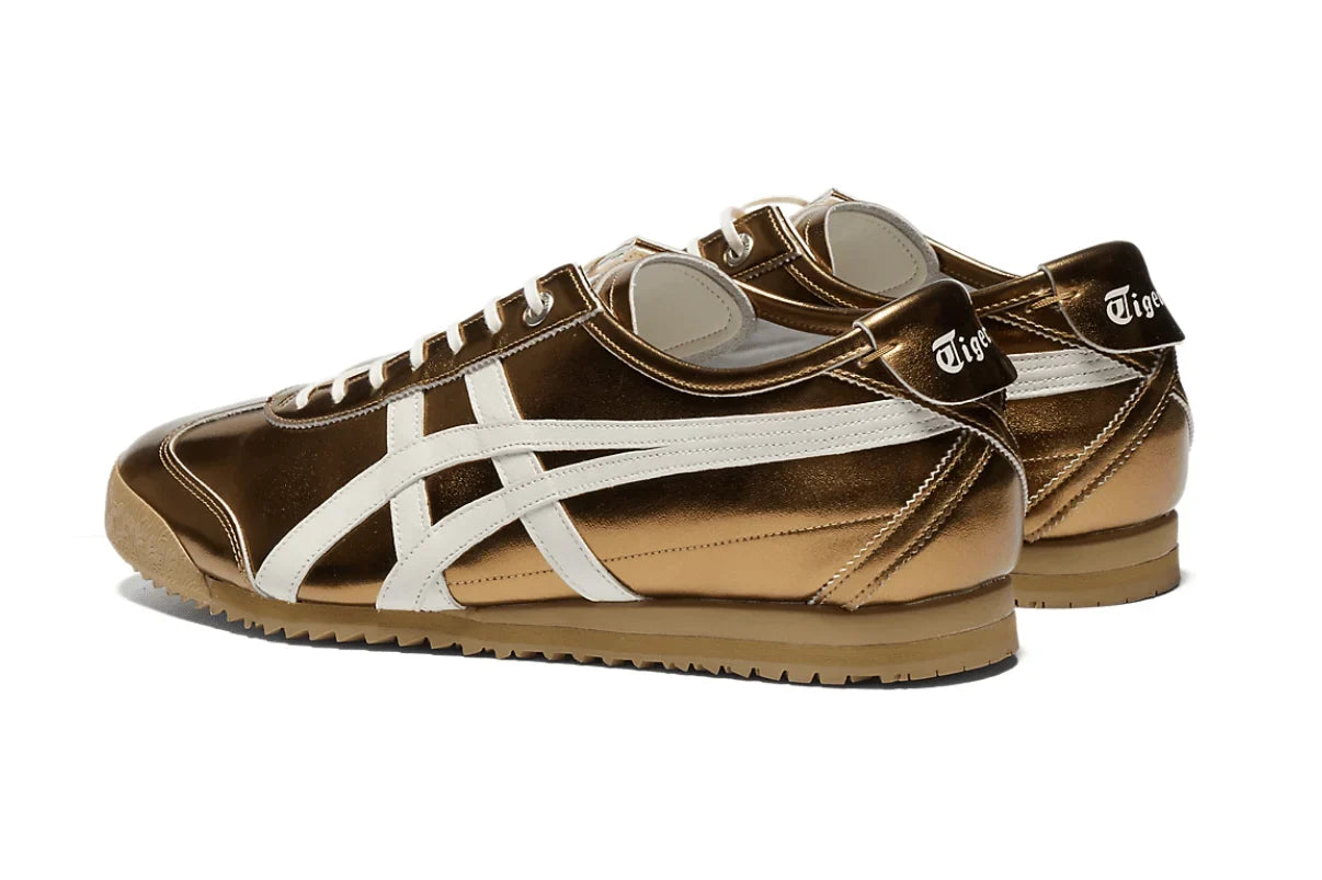 Onitsuka Tiger Mexico 66 SD Metallic Series Desert Camp Cream Dourado - 44SHOES