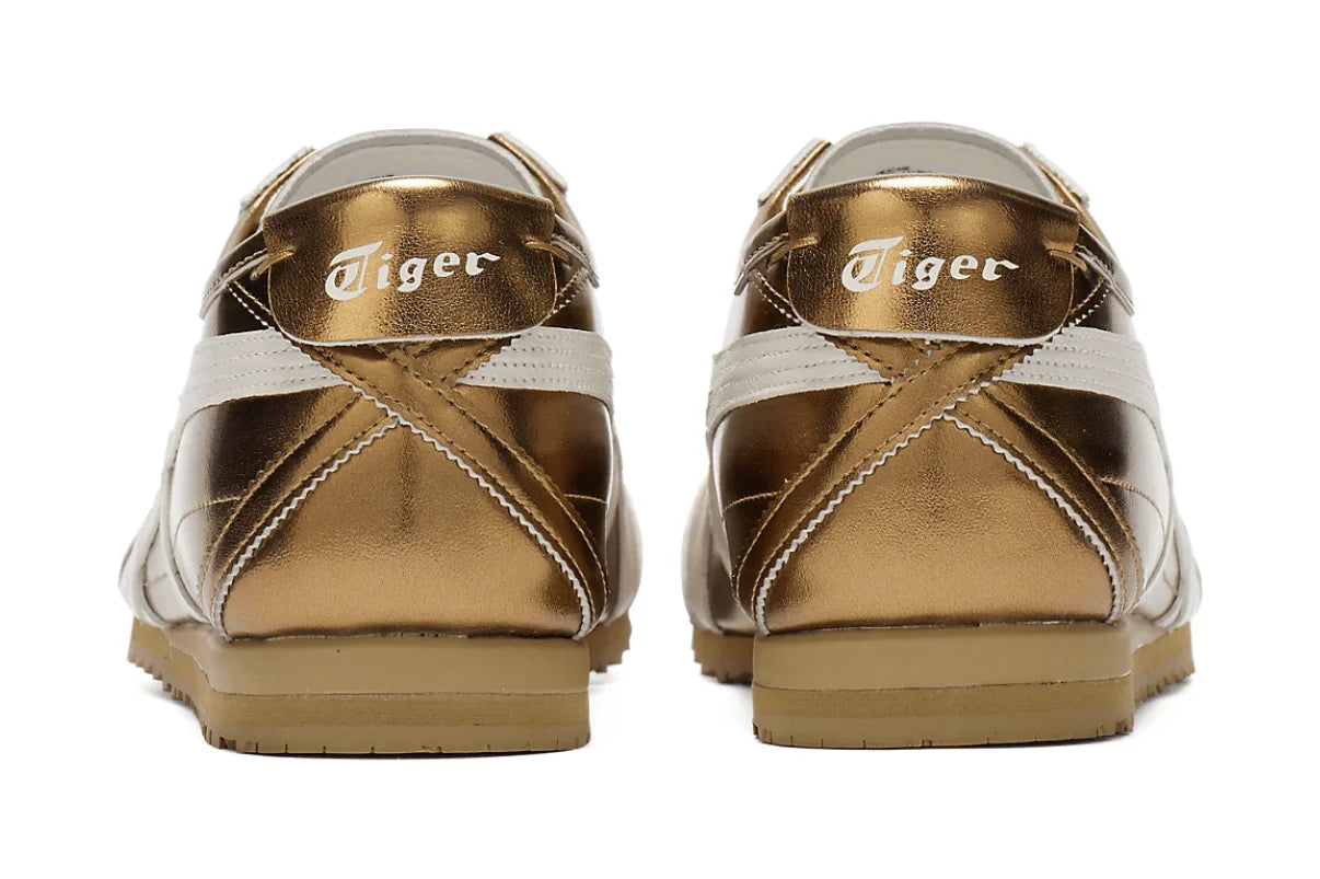 Onitsuka Tiger Mexico 66 SD Metallic Series Desert Camp Cream Dourado - 44SHOES