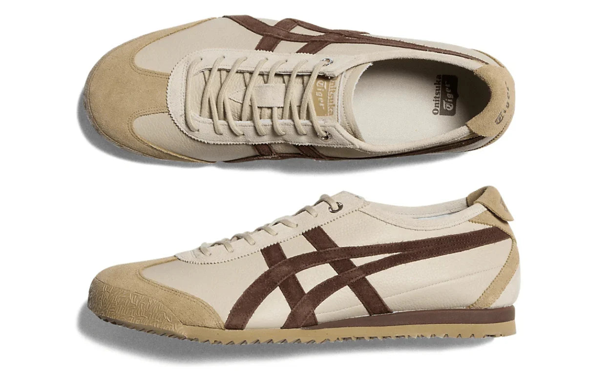 Onitsuka Tiger Mexico 66 SD Vin Putt Dark Brown Bege - 44SHOES