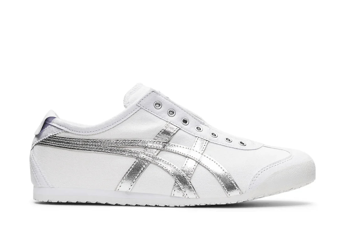 Onitsuka Tiger Mexico 66 Slip-On White Pure Silver Prateado - 44SHOES