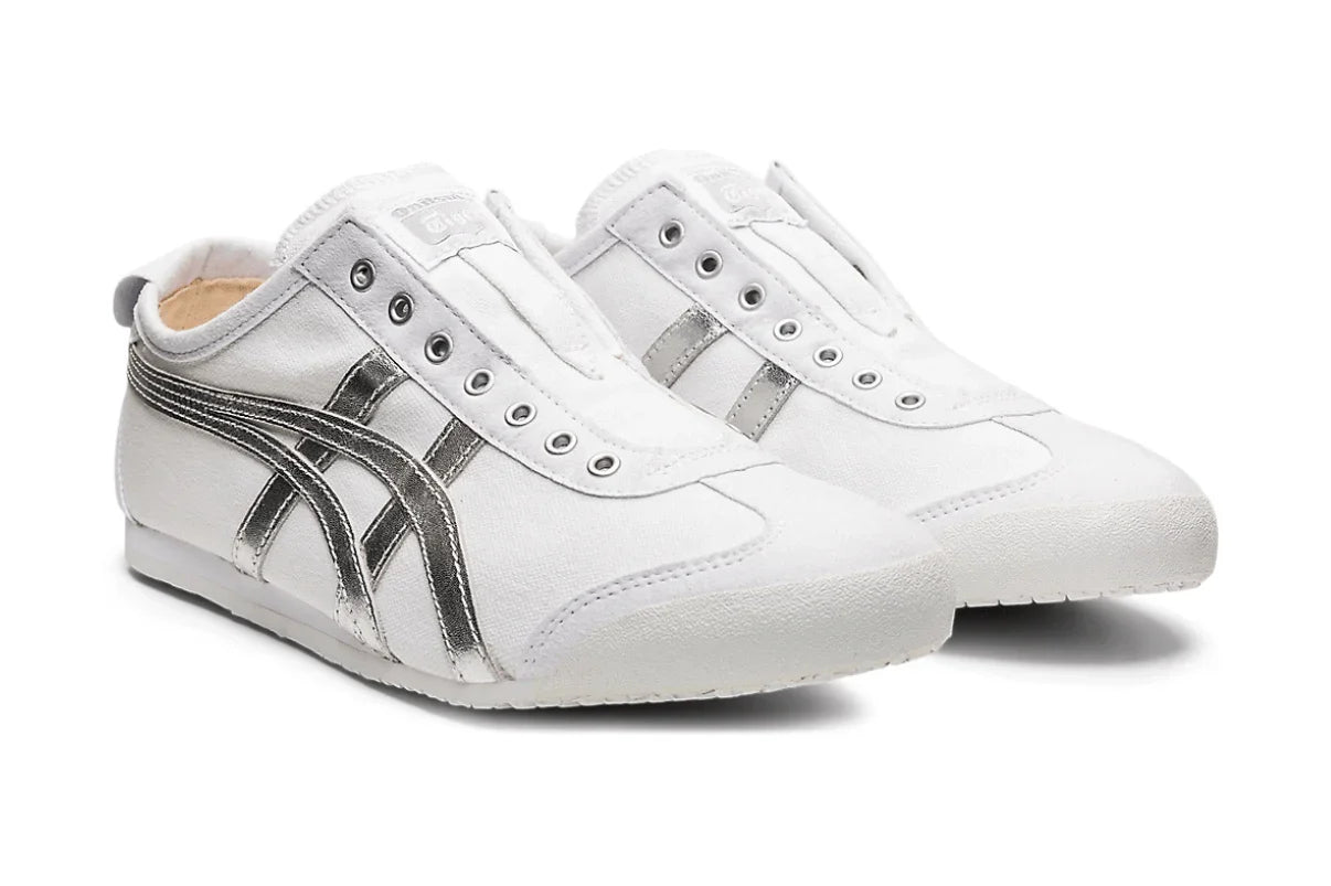 Onitsuka Tiger Mexico 66 Slip-On White Pure Silver Prateado - 44SHOES