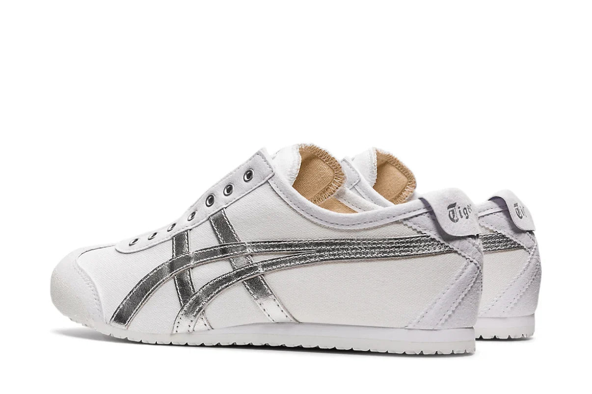 Onitsuka Tiger Mexico 66 Slip-On White Pure Silver Prateado - 44SHOES