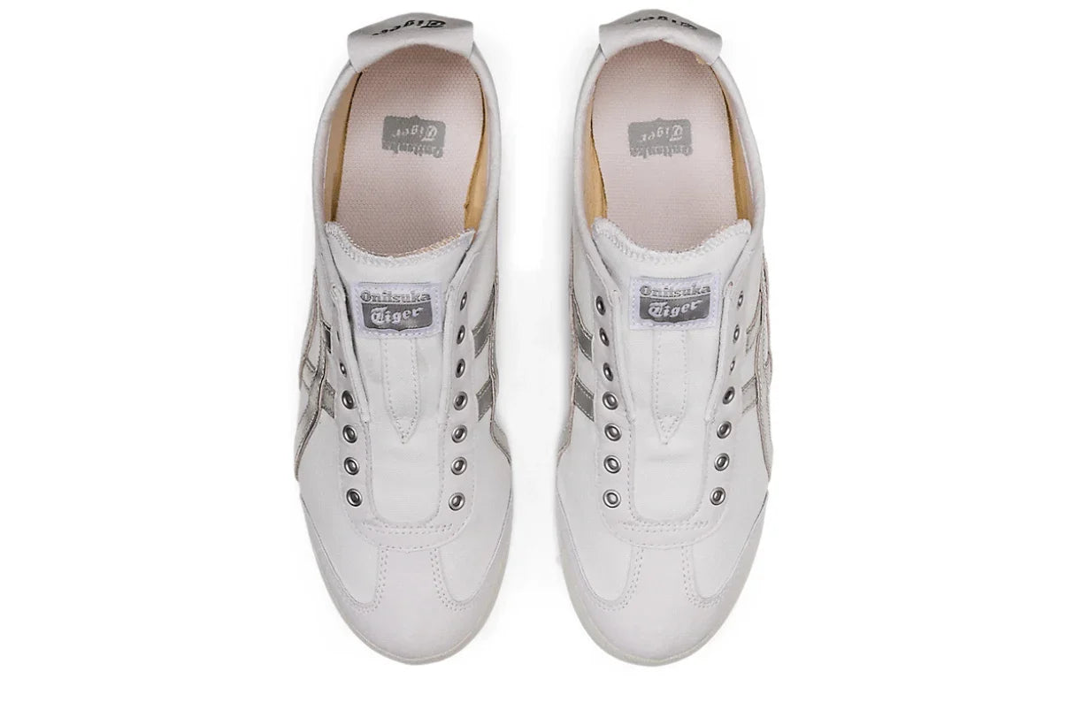 Onitsuka Tiger Mexico 66 Slip-On White Pure Silver Prateado - 44SHOES