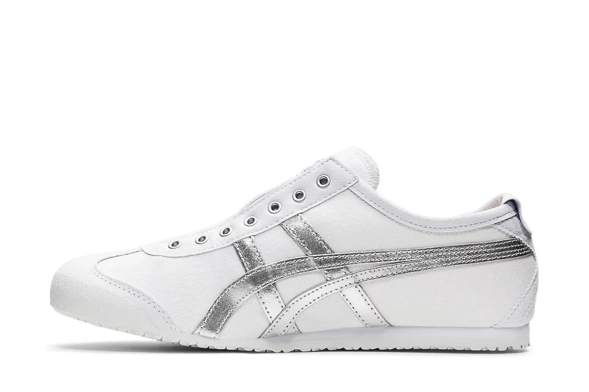 Onitsuka Tiger Mexico 66 Slip-On White Pure Silver Prateado - 44SHOES