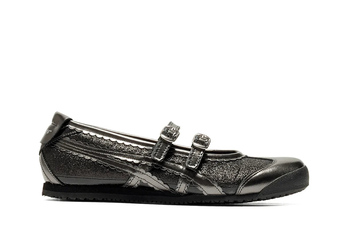 Onitsuka Tiger Mexico 66 TGRS Black/Gunmetal Glitter Pack Preto - 44SHOES