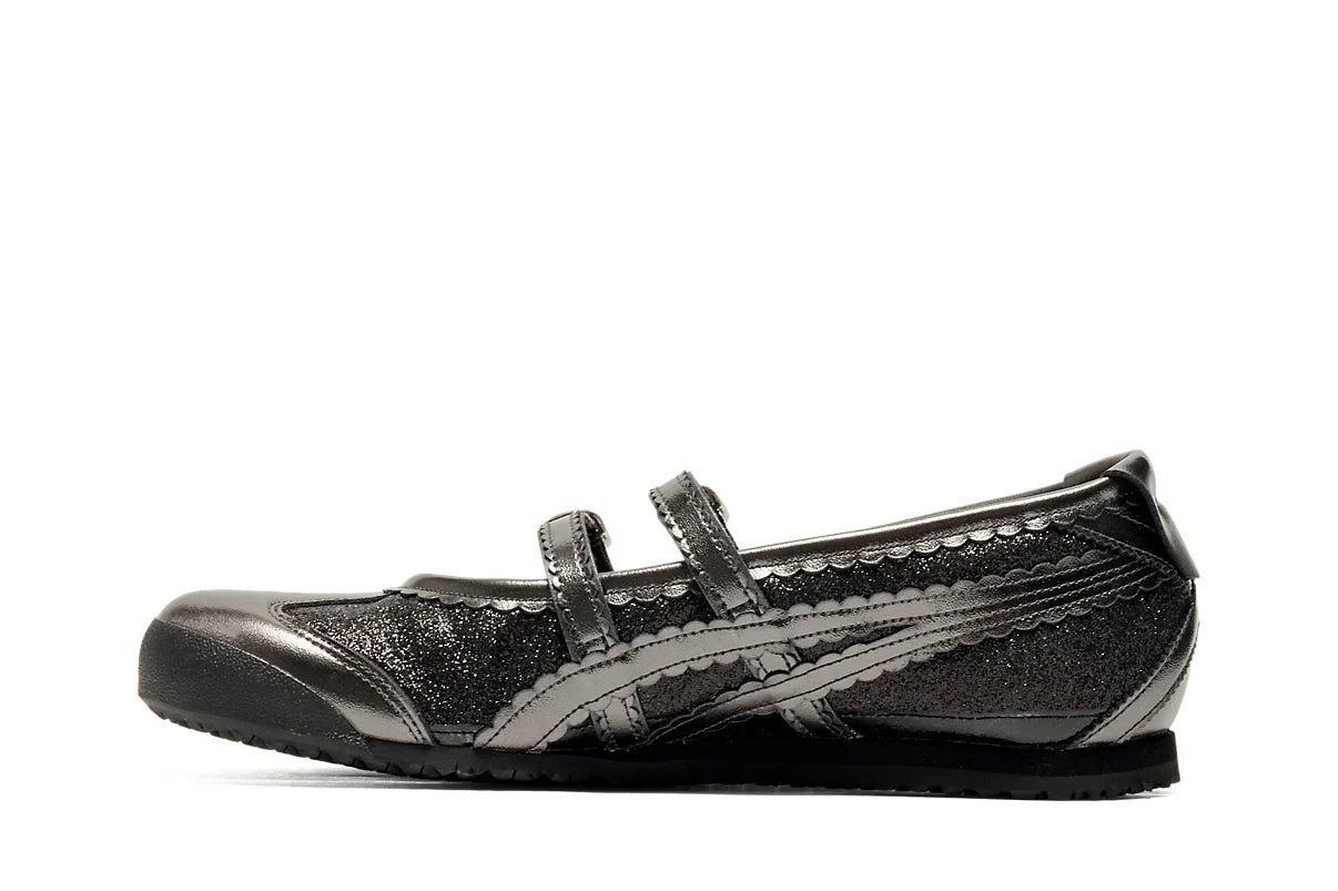 Onitsuka Tiger Mexico 66 TGRS Black/Gunmetal Glitter Pack Preto - 44SHOES