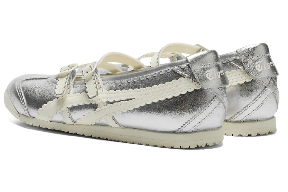 Onitsuka Tiger Mexico 66 TGRS Silver Cream Prateado - 44SHOES