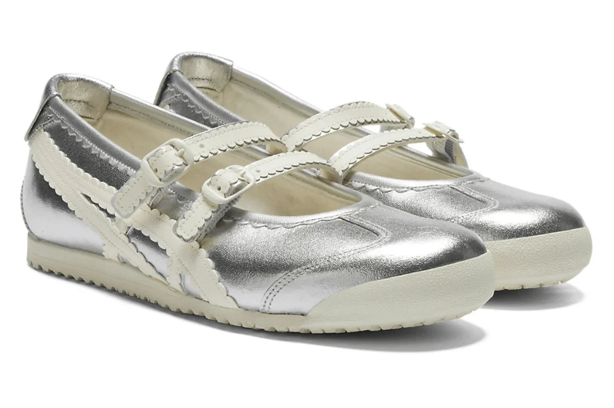 Onitsuka Tiger Mexico 66 TGRS Silver Cream Prateado - 44SHOES