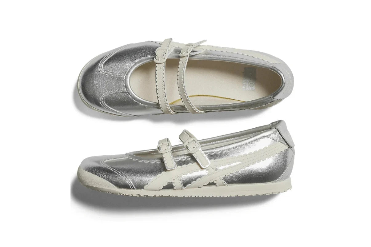 Onitsuka Tiger Mexico 66 TGRS Silver Cream Prateado - 44SHOES