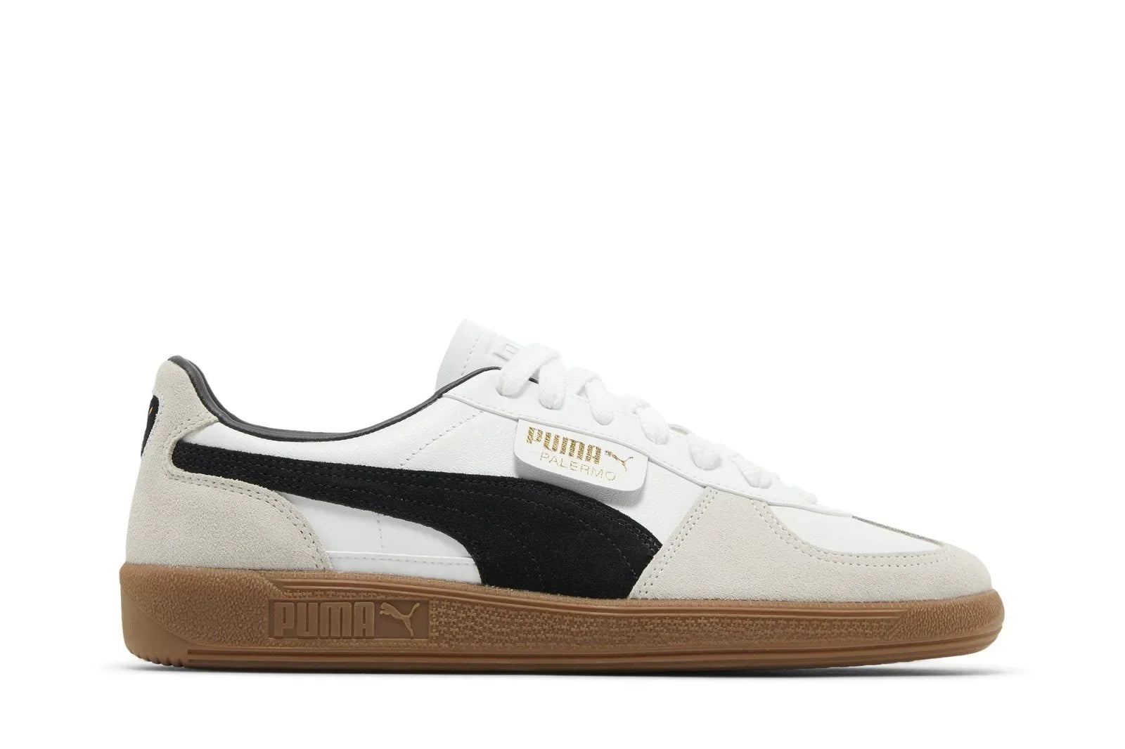 Puma Palermo Leather White Vapor Grey Gum Cinza - 44SHOES