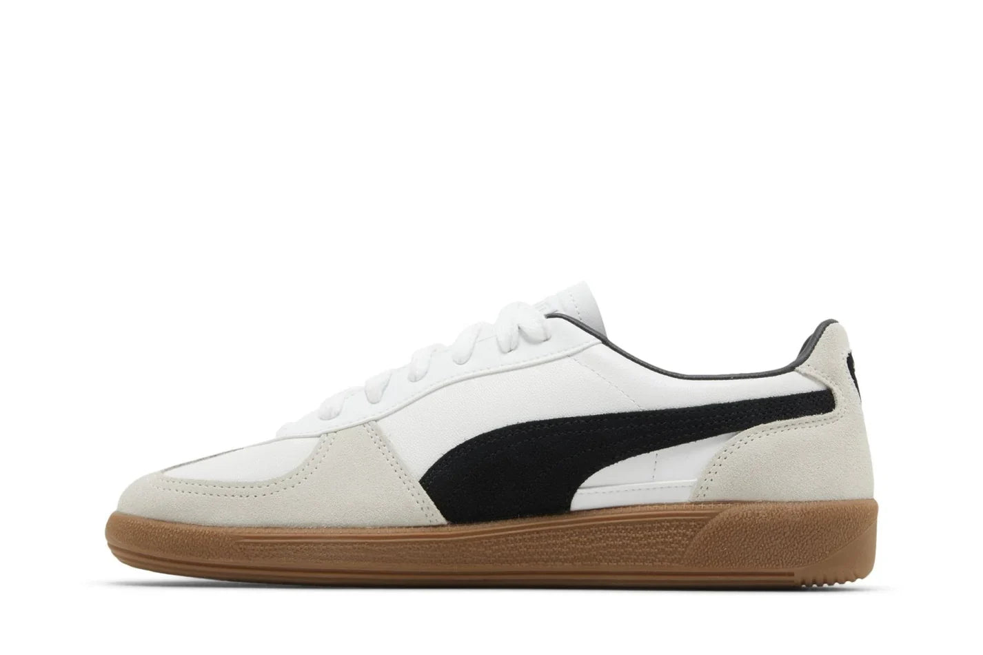 Puma Palermo Leather White Vapor Grey Gum Cinza - 44SHOES