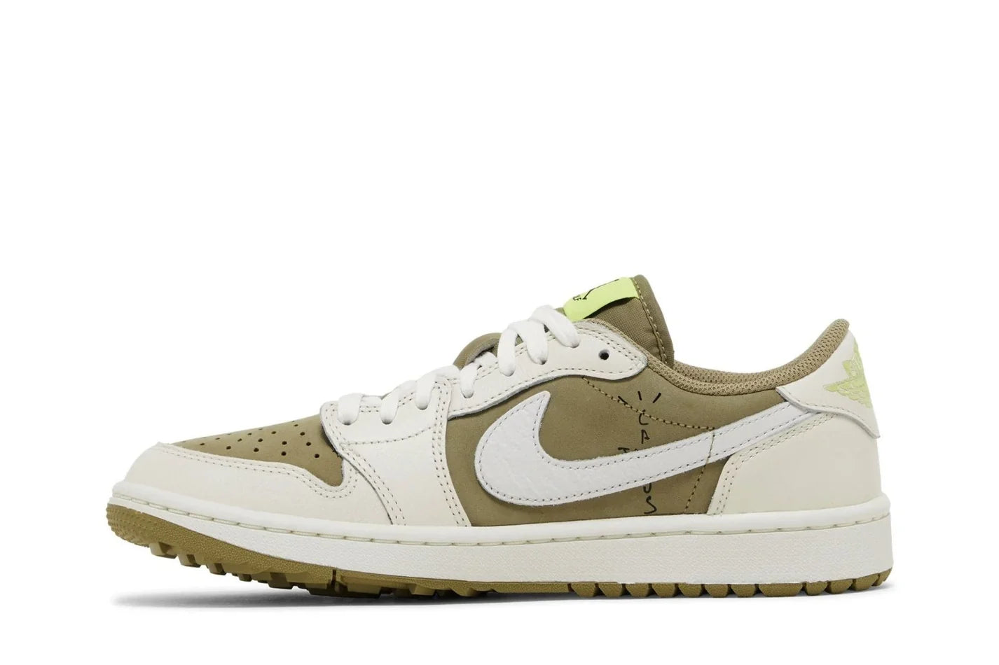 Travis Scott x Air Jordan 1 Low Golf Neutral Olive Verde - 44SHOES